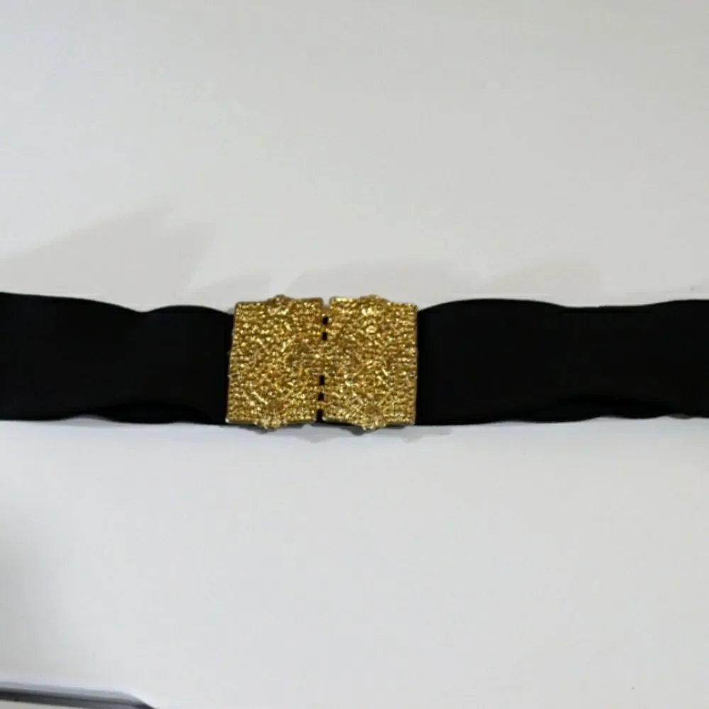 Ginger Propper for Two Blondes Vintage Square Buckle Chunky Belt Y2K